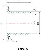 Stub Ends Short Type "C"