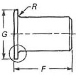 DIMENSIONS OF LAP JOINT STUB ENDS