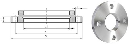 DIN 2642 PN10 LOOSE FLANGE